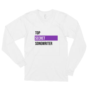 Top Secret Songwriter (Purple) Long sleeve t-shirt