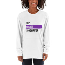 Load image into Gallery viewer, Top Secret Songwriter (Purple) Long sleeve t-shirt
